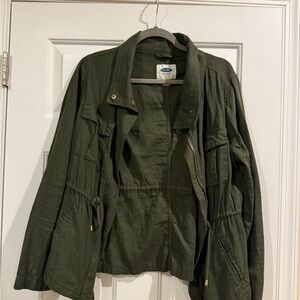 Old Navy Women's Olive Utility Jacket